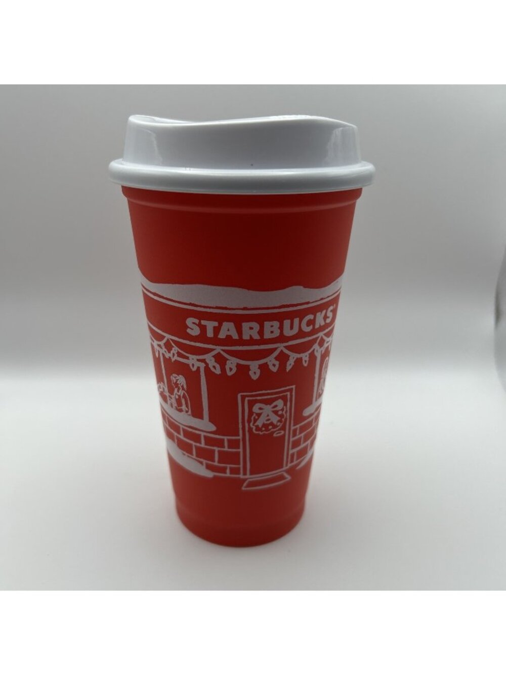 Starbucks Plastic Holiday Red Cup 2025 16oz